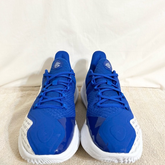 Under Armour Curry Flow 11 Blue/White size 13 MEN’S BASKETBALL SHOES - Picture 8 of 9